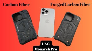 UAG Monarch Pro Case for iPhone 15 Pro Max Carbon FiberForgedCarbonFiber [upl. by Convery142]