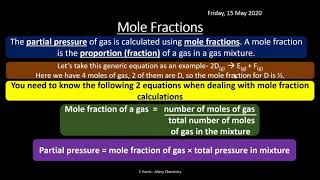 AQA 110 Equilibrium Constant Kp [upl. by Omle506]