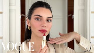 Kendall Jenner’s Guide to “Spring French Girlquot Makeup  Beauty Secrets  Vogue [upl. by Amoeji]