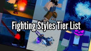 GPO Fighting Style Tier List [upl. by Patricia]