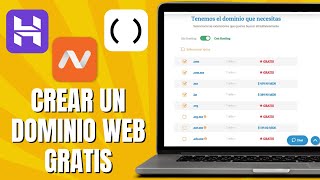 Cómo CREAR Un Dominio Web GRATIS  Dominio Gratis [upl. by Esened456]