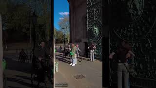 Hyde Park Corner to Buckingham Palace Evening Walk  London Lens Walking Tour 4K Short 04 [upl. by Terrag]