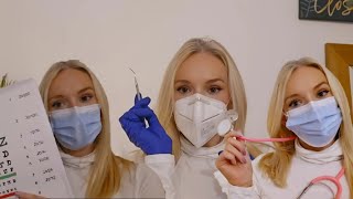 ASMR Doctor Dentist Opticians medical appointment visit  face touching  personal attention [upl. by Auhoj]