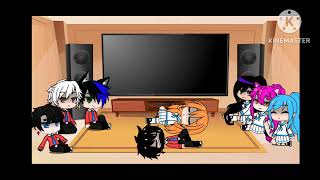 pdh react to future part 1 Aphmau 💜 gacha club gacha life [upl. by Atsyrc709]