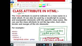 HTML TUTORIAL LECTURE  29DIV ELEMENT CLASS ATTRIBUTE EXPLANATION WIT EXAMPLE ECL365CLASSES [upl. by Shama]