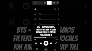 BTS  Mikrokosmos Filtered Hidden Vocals Part 3 bts fyp shorts viral kpop [upl. by Delmor]