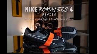 Nike Romaleos 4 Review  USA Olympic Lifting Coach amp CrossFit Games Athlete [upl. by See]