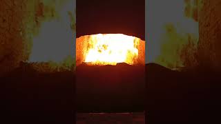 Biomass fuel 6 ton steam boiler step grate flame 🔥 [upl. by Milan]