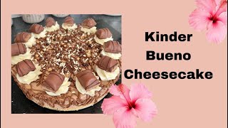 No Bake Kinder Bueno Cheesecake  Janes Patisserie [upl. by Dot256]