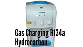 Voltas water Dispenser Gas Charging R134a [upl. by Eras679]