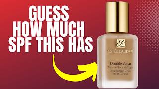 Estee Lauder Double Wear Foundation SPF Surprised Me How I Found Out What the SPF REALLY Is [upl. by Mclyman904]