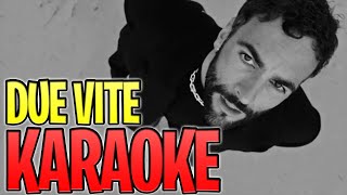 Marco Mengoni  Due Vite  karaoke SANREMO 2023 [upl. by Ainimreh]