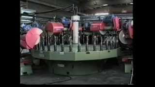 Continuous rotary table buffing machine [upl. by Garey]