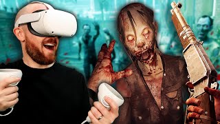 Oculus Quest 2 The Walking Dead Saints amp Sinners Gameplay [upl. by Yreffoeg]