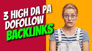 Dofollow Backlinks Site List  Link Building  Backlinks Kaise Banaye [upl. by Eduino]