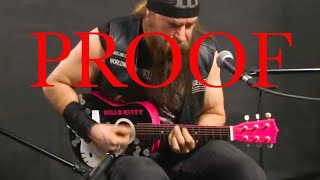 Zakk Wylde playing a Hello Kitty pink guitar [upl. by Cecilia619]