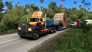 ETS2 Online  Chuyến Hàng Chở Thép Cuộn Vượt Đèo Bằng Xe Đầu Kéo Mack [upl. by Imar]