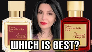 MFK BACCARAT ROUGE 540 EXTRAIT VS EDP  FULL REVIEW amp COMPARISON [upl. by Niven]