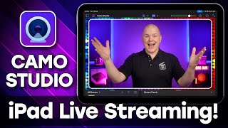 Live Streaming from iPad with External Cameras  CAMO STUDIO tutorial [upl. by Delfeena]