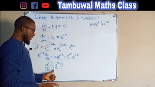 Non Exact Differential Equations Solution Method 4 [upl. by Livvi115]