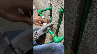 Household tap water prefilter installation process [upl. by Allemat]