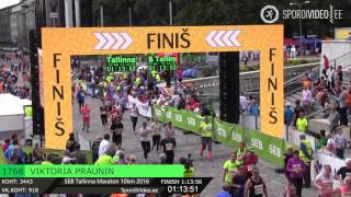 VIKTORIA PRAUNIN 1768 l SEB Tallinna Maraton 10km 2016 [upl. by Lili]