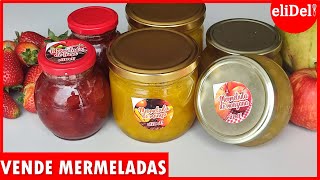 3 MERMERLADAS caseras para VENDER 🍓FRESA 🍎MANZANA y MANGO 🥭Cómo hacer MERMELADAS para NEGOCIO [upl. by Aieki]