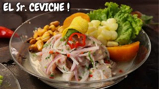 Como Preparar Ceviche Peruano en un Toque  Cocina Fácil [upl. by Anileba]