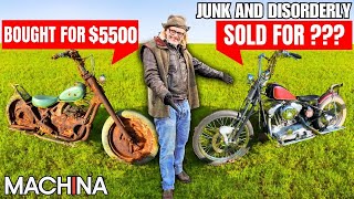 Restoring A Classic Harley Chopper  Junk And Disorderly  Henry Cole  S1E10  Season Finale [upl. by Arbas214]