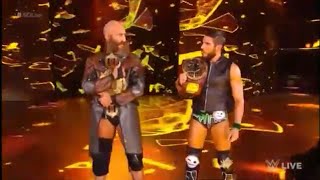 WWE SMACKDOWN LIVE JOHNNY GARGANO amp TOMMASO CIAMPA ENTRANCE 19022019 [upl. by Anett]