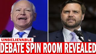 The VP Debate Spin Room [upl. by Euqinitram]