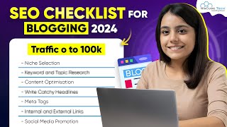 SEO Checklist 2024 Optimize amp Rank Every NEW Blog on Google Ultimate Guide [upl. by Acessej]