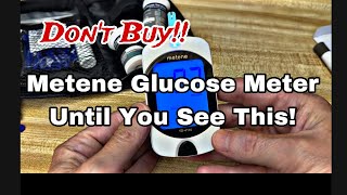 Dont buy the Metene Glucose Meter until you watch this video TD4116 [upl. by Clercq]