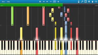 ABBA  Chiquitita  Piano Tutorial  How to play  Synthesia Cover [upl. by Eerrehs920]