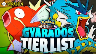 NEW Gyarados Pokemon Unite Tier List [upl. by Lavud]