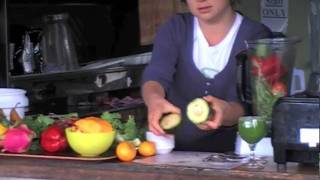 Green Smoothies with Valya Boutenko  Basic Green Soup or Savoury Smoothie [upl. by Line]