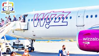 TRIP REPORT  Biggest Storm Ever Seen TOGA  WIZZAIR A321  Vienna to Heraklion [upl. by Laehcym]