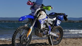 2017 Yamaha WR450 Desert Sled  Motorcycle Adventure [upl. by Anhaj]