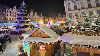 Magical Journey Christmas Market Wroclaw Poland 波蘭夢幻聖誕市集 christmas market 2023 [upl. by Ahkos]