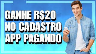 ⚡ CADASTRE e GANHE 20 REAIS  APP Pagando no Cadastro  PROMOÇÃO TOP [upl. by Ayhtin211]