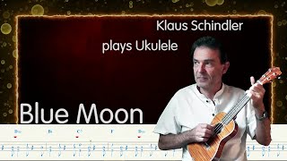 Blue Moon Ukulele Lesson [upl. by Adnirolc]