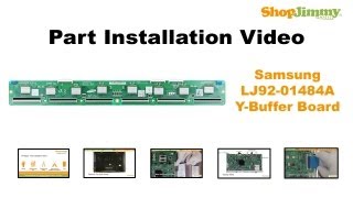 Samsung YBuffer Boards Replacement Guide for LJ9201484A Plasma TV Repair [upl. by Holms]