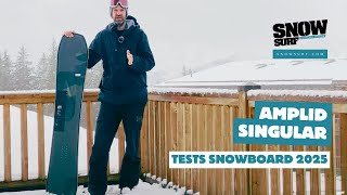 Test snowboard Amplid Singular 2025 [upl. by Ada]