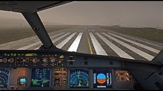 Departure out of Vagar in poor conditions sharedcockpit fenixA320 MSFS2020 [upl. by Auguste50]