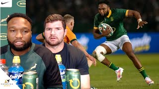 Lukhanyo Am and Marco Van Staden comments ahead of the 2nd Wallabies test  Springboks Presser [upl. by Lavella]