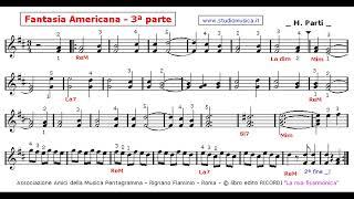 FANTASIA AMERICANA  M Parti  Valzer Facilitato  parte Trio  ascolto a136 [upl. by Erbua]