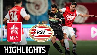 HIGHLIGHTS  Jong PSV op bezoek in Maastricht ⚔️ [upl. by Bork]