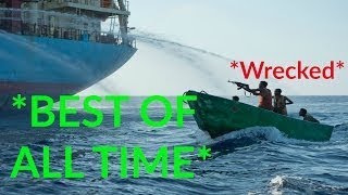 ALL TIME BEST Somali Pirates VS Ship Security Compilation HD 2017 [upl. by Terese285]