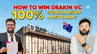 Deakin University VC 100 Scholarship  Deakin University Indian Students  Deakin GIFT City [upl. by Adnofal]