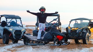 My Polaris 600R Mod Sled is A Ditch Torpedo 600R Mod Can Am X3 Polaris RZR [upl. by Nolek]